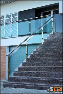 Protecções para Escadas com Inox e Vidro - Foto 3