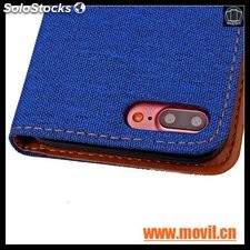 Protect PU Leather Wallet Flip case fundas para Apple iPhone 77 Plus