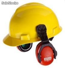 Protector auditivo de copa para casco msa xls