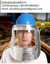 Protector facial de operador de máquina de cremación