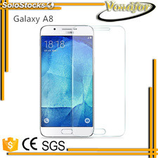Protector pantalla cristal templado anti-choque Samsung A8 dureza 9H por mayor