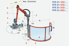 Protector regulable para fresadora universal OPTIMUM PFR 01/600