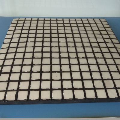 Proveedor de caucho insertado de baldosas cerámicas de alúmina 500 * 500 * 29 mm - Foto 3