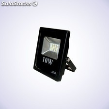 Proyector LED smd slim 10W negro 3.000k / 4.000k / 6.000k