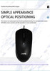 Prraw Mouse Negro Para Home Office 1000 Dpi Con Cable - Negro