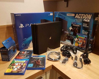 Ps4 Pro / Slim com edição limitada + 2 controles + 6 jogos