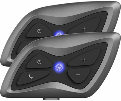 PST6 PLUS Casco de moto Bluetooth walkie-talkie (auriculares). - Foto 2