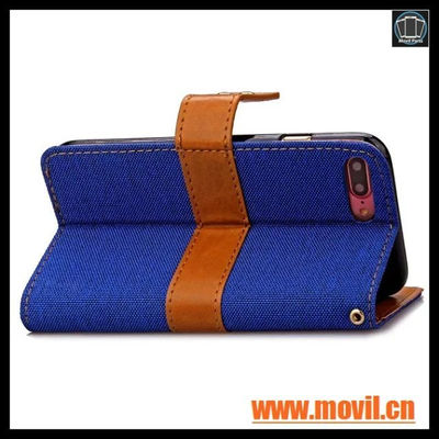 PU Leather Wallet Flip case fundas para Apple iPhone 77 Plus - Foto 3