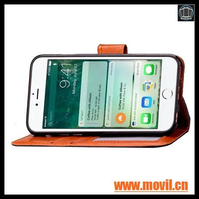 PU Leather Wallet Flip case fundas para Apple iPhone 77 Plus - Foto 4