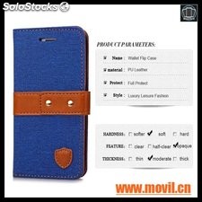 PU Leather Wallet Flip case fundas para Apple iPhone 77 Plus