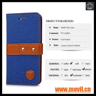 PU Leather Wallet Flip case fundas para Apple iPhone 77 Plus