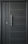 Puerta aluminio de seguridad blindada color RAL 7016 - 1