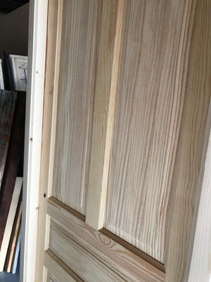 Puerta rústica para interior de madera maciza natural - modelo 5 tableros - Foto 2