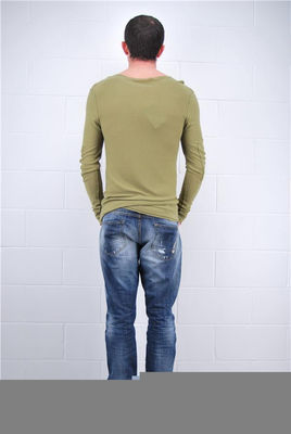 pull-over homme Reign military light gre truman - Photo 3