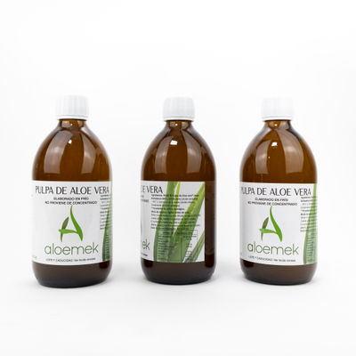 Pulpa Aloe Vera ecológica natural 100% 1L Aloemek - Foto 4