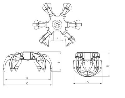 Pulpo chatarrero PLP 320/5 - Foto 4