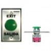 Pulsador salida verde (05065) control de accesos