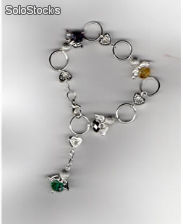 Pulsera angelitos en cristal austriaco