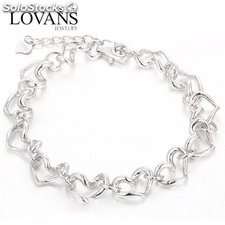Pulsera corazón de Lovans jewelry en plata 925