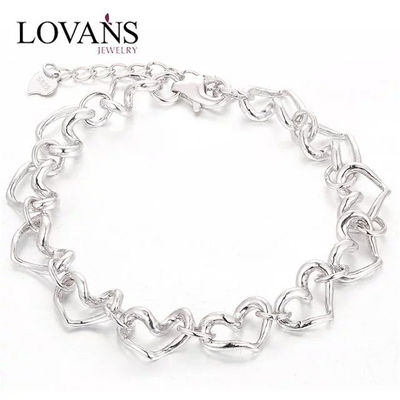 Pulsera corazón de Lovans jewelry en plata 925