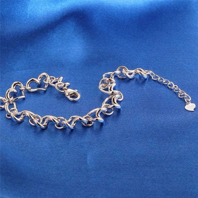 Pulsera corazón de Lovans jewelry en plata 925 - Foto 2