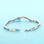 pulsera de ópalos blanco en plata ley 925 joyería de moda - Foto 3
