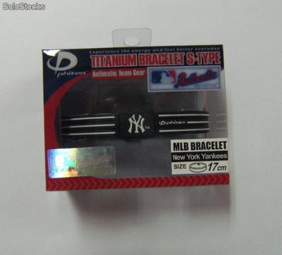 Pulsera de titanio S-Type - Yankees de Nueva York