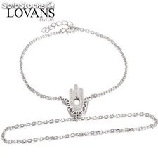Pulsera Lovans jewelry en plata 925 con mano