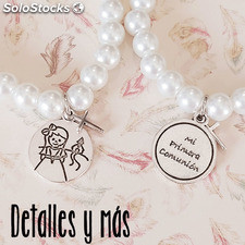 Pulsera perlas comunión Niña. Detalles para comunión