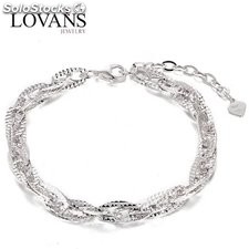Pulsera plata 925 de Lovans jewelry estile simple