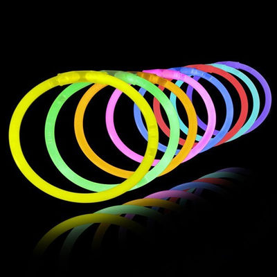 Pulseras luminosas, glow, multicolor, 100 unidades