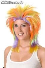 Punk multicolored wig