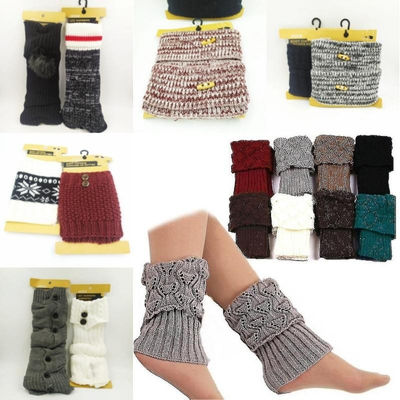 Puños de lana para botas - calentadores de piernas