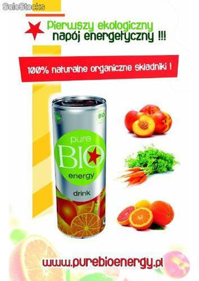 Pure bio energy drink
