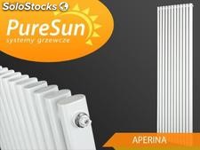 PureSun - grzejnik łazienkowy dekoracyjny pokojowy panelowy płytowy elektryczny
