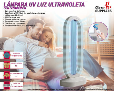 Purificador de aire ozono y luz uv We houseware