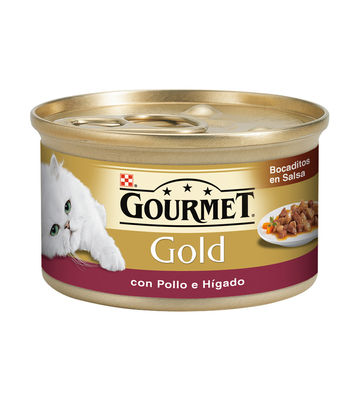 Purina Pro Plan Gold en sauce au Poulet et au Foie 85.00 gr