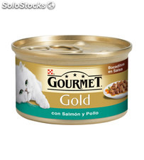 Purina Pro Plan Gold en sauce au Saumon et au Poulet 85.00 gr