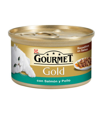Purina Pro Plan Gold en sauce au Saumon et au Poulet 85.00 gr
