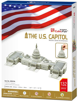 Puzle 3D the u.s. Capitol 132 piezas - Foto 2