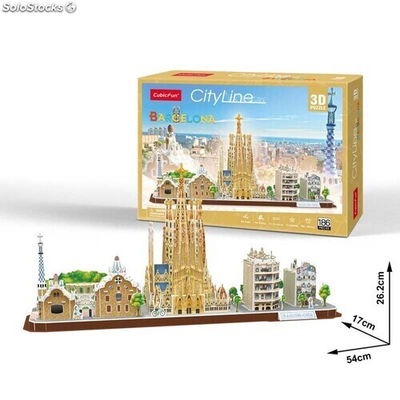 Puzzle 3D Barcelona - Foto 2
