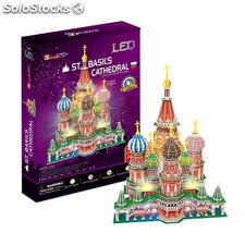 Puzzle 3D Catedral San Basilio con Luces LED