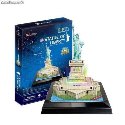 Puzzle 3D Estatua de la Libertad con Luces LED - Foto 2