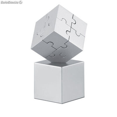 Puzzle 3D metálico y magnético