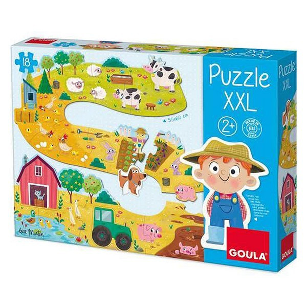 Puzzle Bebe Ferme Xxl Diset 17 Pcs