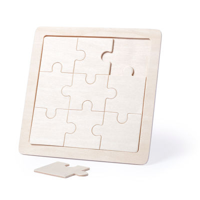Puzzle de madera con 9 piezas personalizable - Foto 3
