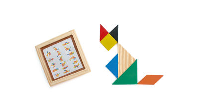 Puzzle de madera con piezas multicolor - Foto 3