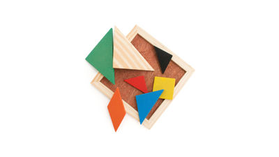 Puzzle infantil de madera Tangram - Foto 2