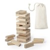 Puzzle madera bloque en bolsita de algodón