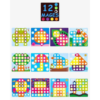 Puzzle Mosaico Botones De Colores - Foto 2